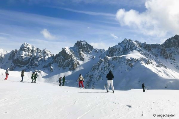 Schifahren in der Axamer Lizum