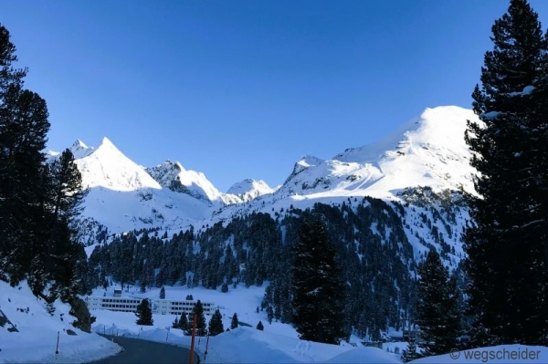 Blick auf die Berge